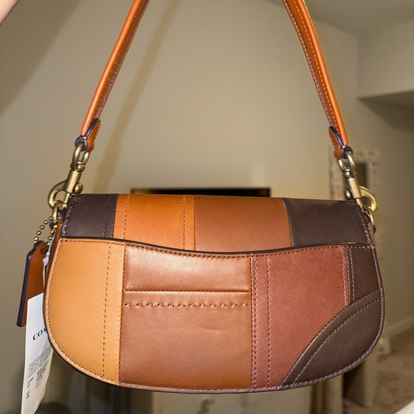 Coach Harley Shoulder Bag 23 Patchwork Rare HTF - Picture 2 of 13